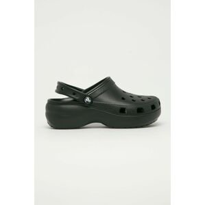 Šľapky Crocs Classic Platform Clog dámske, čierna farba, 206750