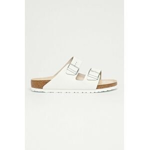 Birkenstock - Semišové šľapky Arizona 51131-White,