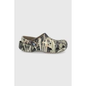 Šľapky Crocs Classic Realtree CLASSIC.REALTREE.12132-khaki, zelená farba, 12132