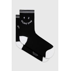 Ponožky PS Paul Smith dámske, čierna farba