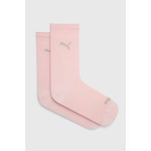 Ponožky Puma 2-pak dámske, ružová farba