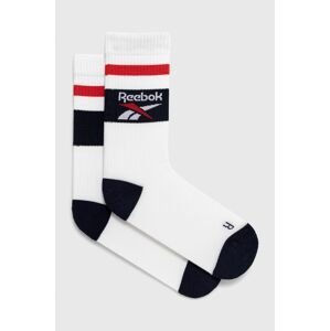 Ponožky Reebok Classic GM5691 dámske, biela farba