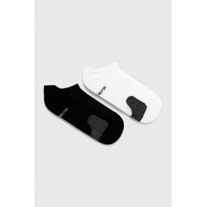 Ponožky 4F (2-pack) dámske, čierna farba