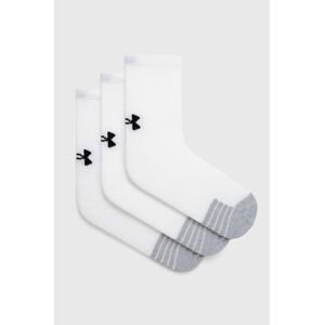 Ponožky Under Armour (3-pack) 1346750 biela farba
