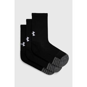Ponožky Under Armour (3-pack) 1346750 čierna farba