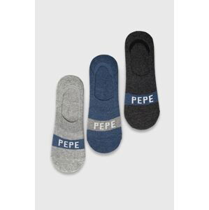 Ponožky Pepe Jeans šedá farba