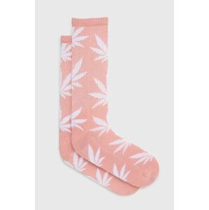 Ponožky HUF pánske, ružová farba