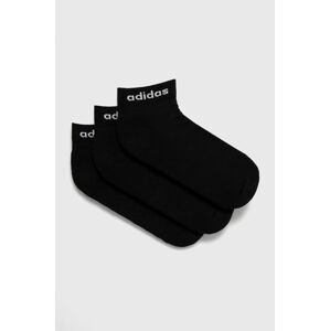Ponožky adidas (3-pack) GE6128 pánske, čierna farba