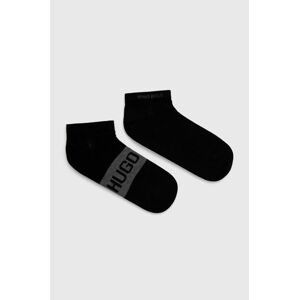 Ponožky Boss pánske, čierna farba