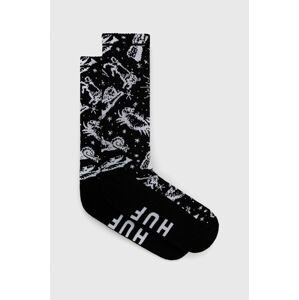 Ponožky HUF čierna farba