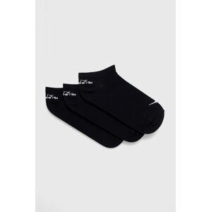 Ponožky Diadora (3-PACK) tmavomodrá farba
