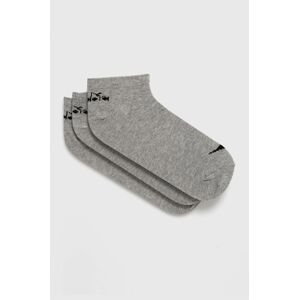 Ponožky Diadora (3-PACK) šedá farba