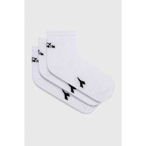 Ponožky Diadora (3-PACK) biela farba