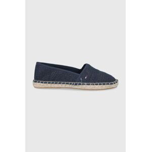 Espadrilky Tommy Jeans tmavomodrá farba