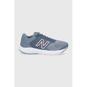 Topánky New Balance W520LP7 šedá farba, na plochom podpätku