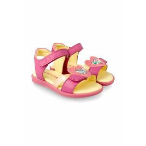 Detské sandále Agatha Ruiz de la Prada fialová farba