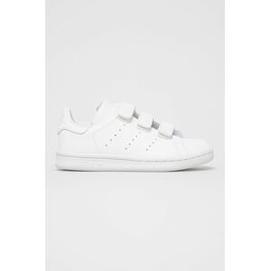 Detské topánky adidas Originals Stan Smith FX7535 biela farba