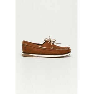 Kožené mokasíny Timberland Atlantis Break TB0A41616321-GARNET, pánske, hnedá farba