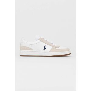 Topánky Polo Ralph Lauren Polo Crt biela farba, 809834463002