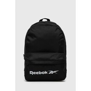 Ruksak Reebok GQ0973 čierna farba, veľký, s potlačou