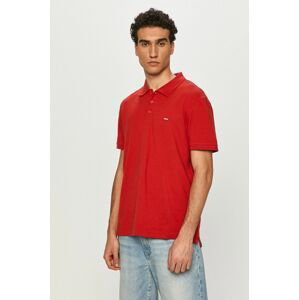 Polo tričko Levi's červená farba