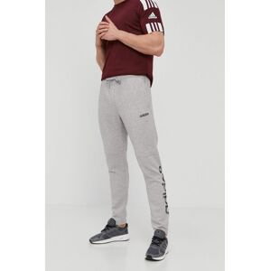 Nohavice adidas EI9746 pánske, šedá farba, s potlačou