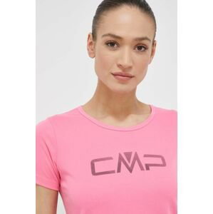 Tričko CMP dámsky, ružová farba
