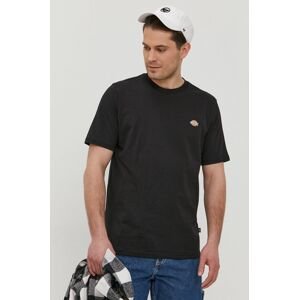 Tričko Dickies DK0A4XDBBLK-BLACK, pánske, čierna farba, jednofarebné