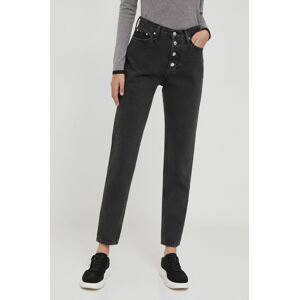 Rifle Calvin Klein Jeans dámske,vysoký pás,J20J222150