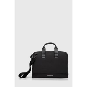 Taška na notebook Calvin Klein čierna farba