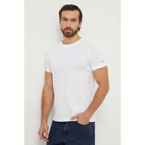 Bavlnené tričko Tommy Hilfiger pánsky,biela farba,jednofarebný,MW0MW33892