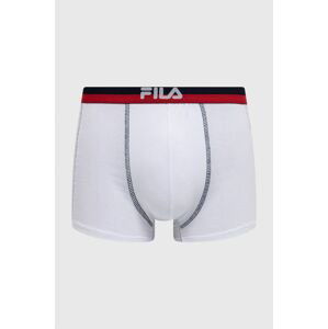 Boxerky Fila (2-pack) pánske, biela farba