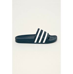 Šľapky adidas Originals ADILETTE dámske, tmavomodrá farba