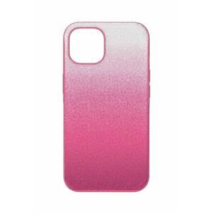 Puzdro na mobil Swarovski IPhone 14 ružová farba