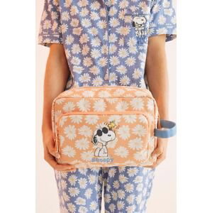 Kozmetická taška women'secret Snoopy oranžová farba, 4845532