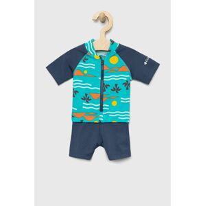 Detské plavky Columbia Sandy Shores Sunguard Suit tyrkysová farba