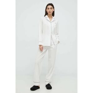 Pyžamo Karl Lagerfeld dámska, biela farba