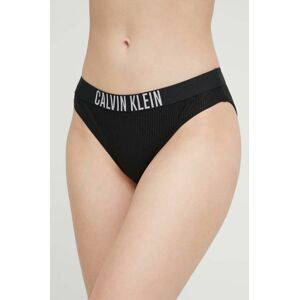 Plavkové nohavičky Calvin Klein čierna farba