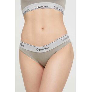 Nohavičky Calvin Klein Underwear šedá farba