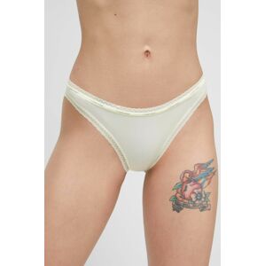 Nohavičky Calvin Klein Underwear žltá farba