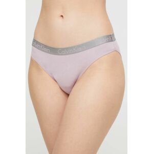 Nohavičky Calvin Klein Underwear fialová farba