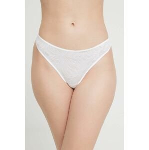 Tangá Calvin Klein Underwear biela farba