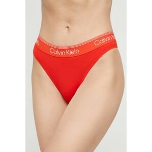 Tangá Calvin Klein Underwear červená farba