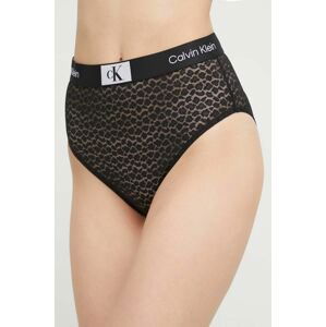 Nohavičky Calvin Klein Underwear čierna farba