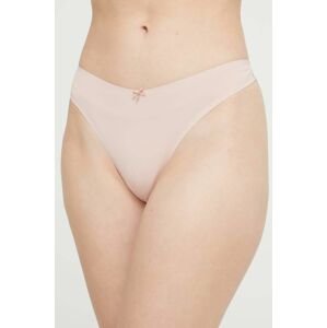 Tangá women'secret FEMININE MICRO ružová farba, 8325182