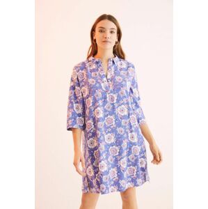 Pyžamová košeľa women'secret Mix & Match dámska, fialová farba, 4925681