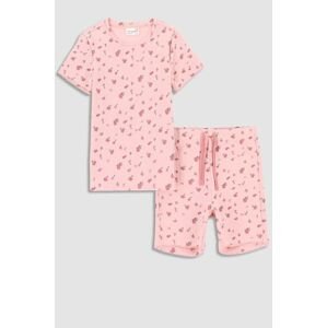 Detské pyžamo Coccodrillo ružová farba, vzorovaná