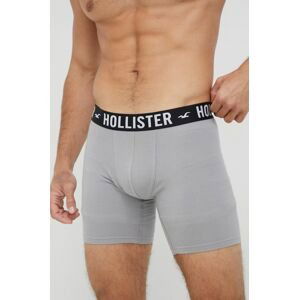 Boxerky Hollister Co. 5-pak pánske, tmavomodrá farba