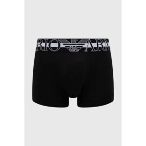 Boxerky Emporio Armani Underwear pánske, čierna farba