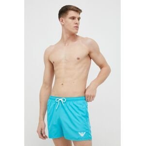 Plavkové šortky Emporio Armani Underwear tyrkysová farba
